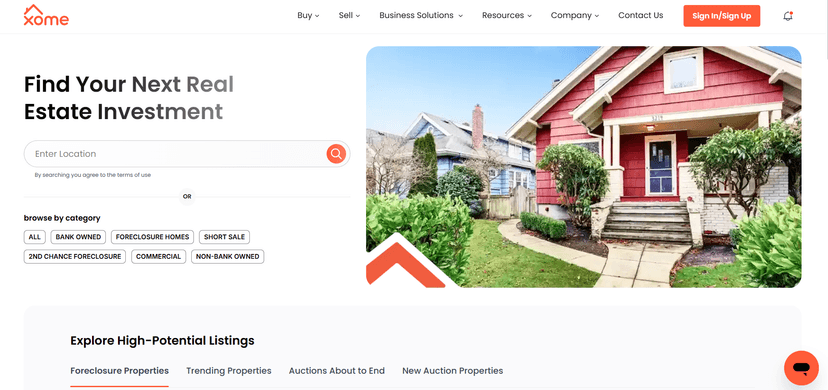 Xome - Real Estate Technology & Property Marketplace Platform
